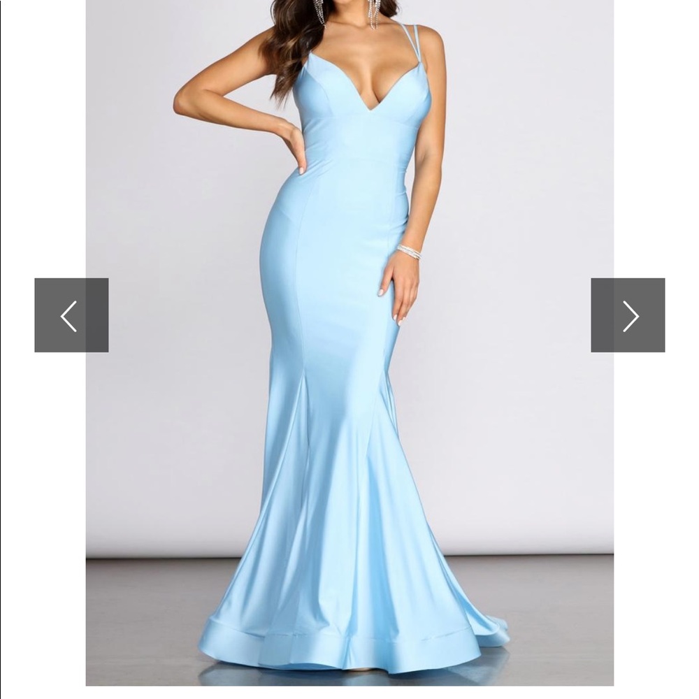 Blue Mermaid Dress
